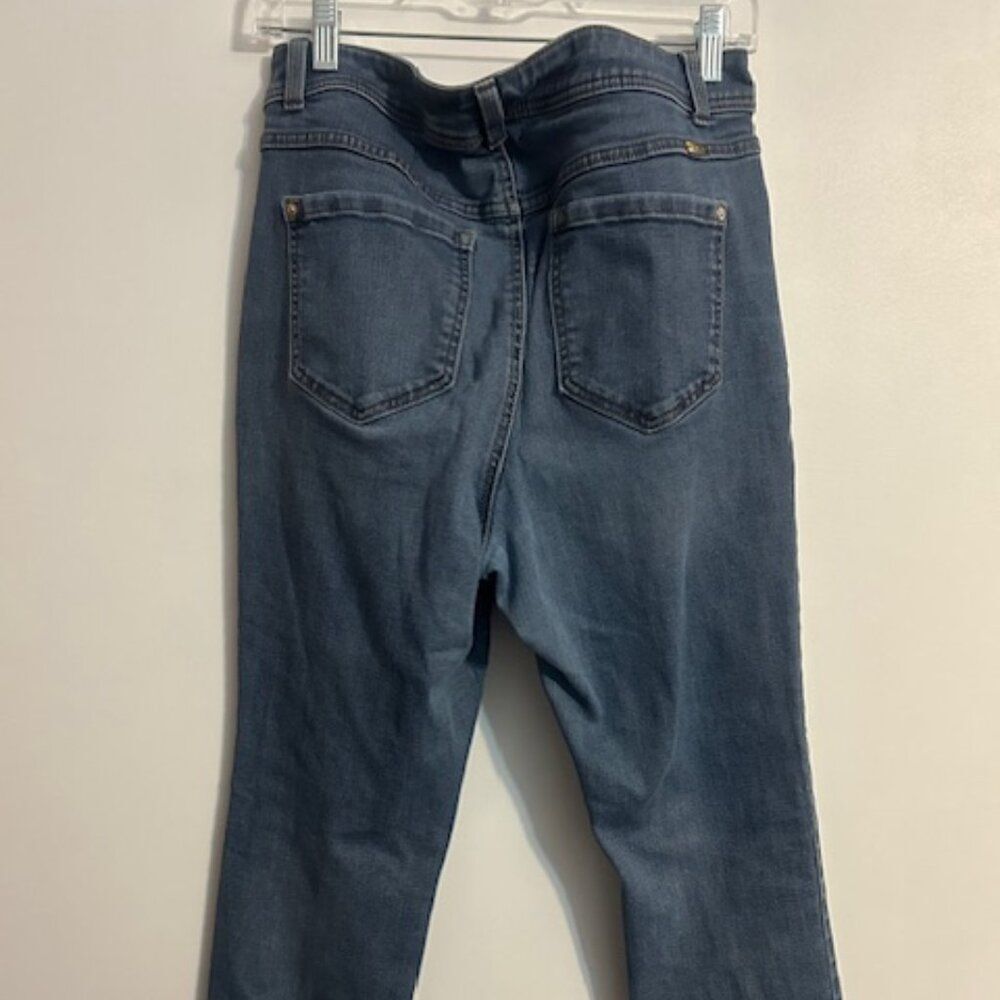 INC Skinny Leg Curvy fit distressed 5 pocket jeans, size 12 - Picture 3 of 5